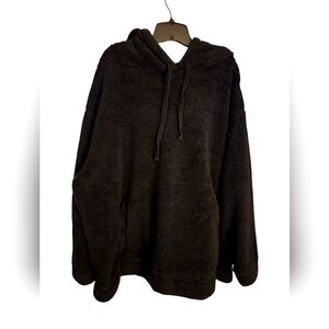 Cozy Black Fleece Hoodie